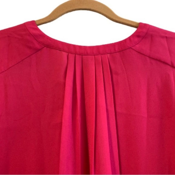 CURVES 360 by NYDJ Top Big Pink The Perfect Blouse Women’s X-Large NWOT - Picture 10 of 15